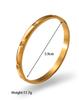 Stainless Steel New Waterproof Cubic Zirconia Bangles Antihistamine Bracelets Tarnish Free Jewelry for Women Wholesales Gifts