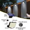 LED Split 3 Modes Solar Light Outdoor Waterproof with Motion Sensor Floodlight Remote Control 3 Modes for Patio Garage Backyard