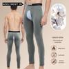 Leggings da Uomo con Cavallo Aperto Caldi in Cotone - da Mezza Età a Anziani - Autunno/Inverno Sottili Intimi
