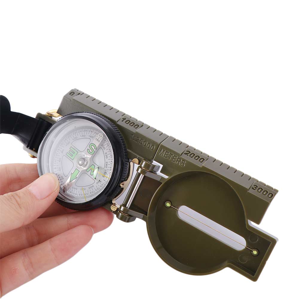 Metal Construction Professional Compass Waterproof Camping Compass Outdoor Compass Survival