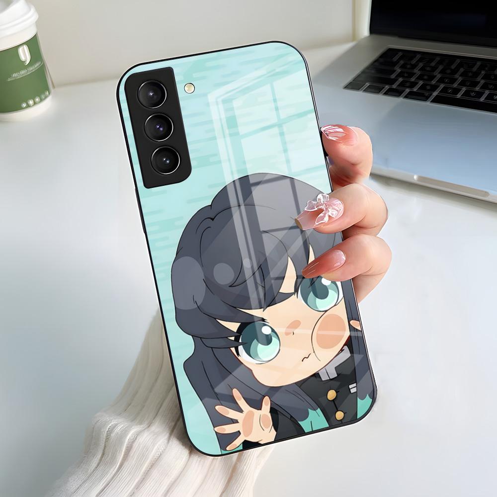 

M-Muichiro T-Tokito Phone Case For Samsung A56 A36 A26 A16 A15 A25 A35 A55 A14 A34 A24 A54 Glass Case Samsung A55