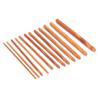 12 szt. Karbonizowane Bambusowe Szydełka Zestaw Drutów do Robienia na Drutach Narzędzia do Tkactwa Akcesoria