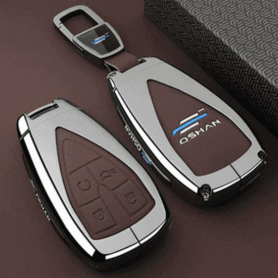 Changan Oshan 520/X5plus/X7plus/Z6 5-Button Leather Key Case - Men's Full Coverage
