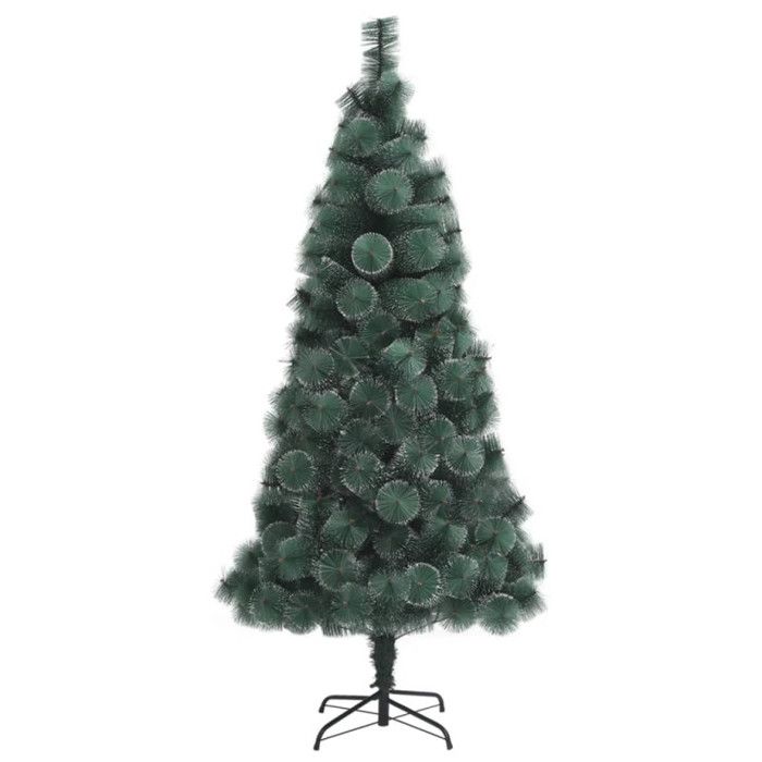 VidaXL Sapin de Noël artificiel avec support Vert 180 cm PET
