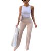 2024 Trendy Casual Flared Trousers: Versatile, Fashionable Wide-Leg Pants for a Chic Commute