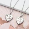 Forever In My Heart Forever and Always Friend Pendant Heart Shaped Photo Picture Locket Necklace