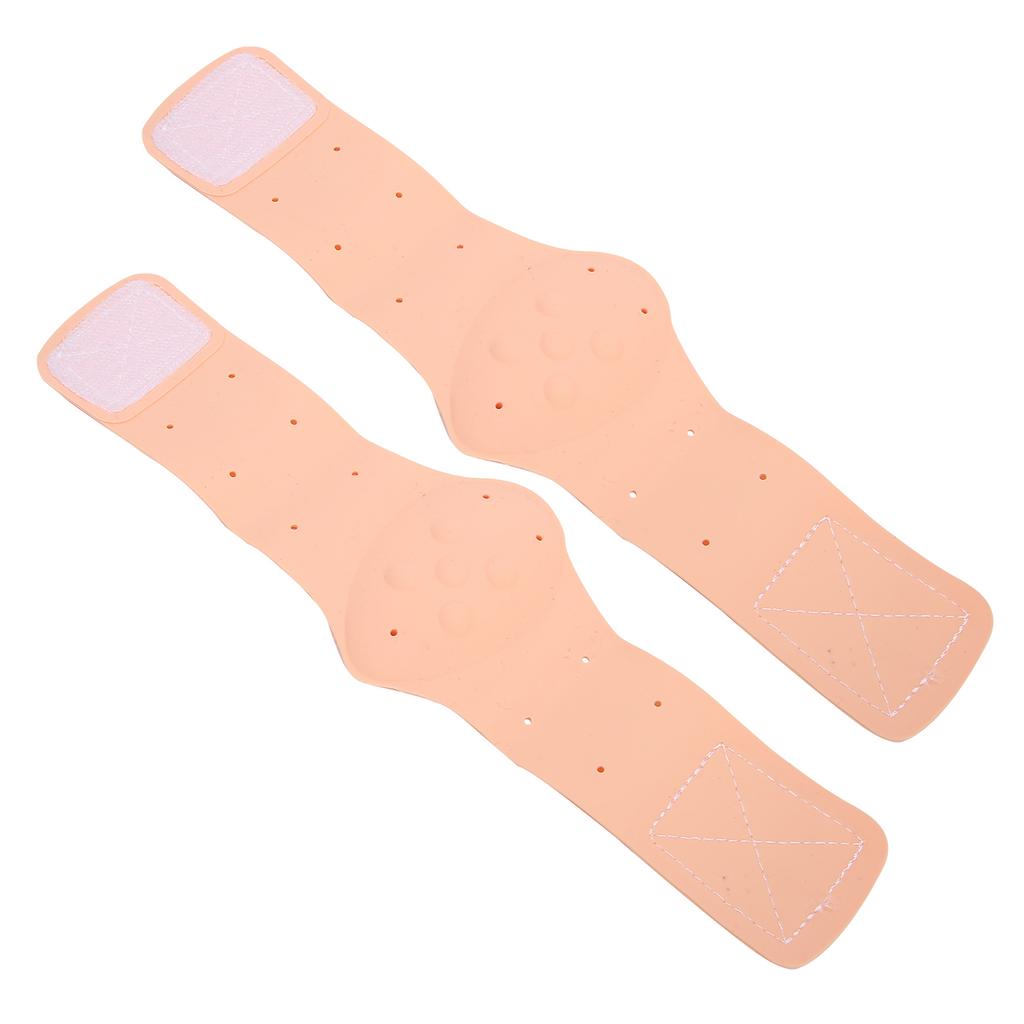 2Pcs Shoe Insole Arch Support Pad Silicone Flatfoot Corrector for Plantar FasciitisSkin Color