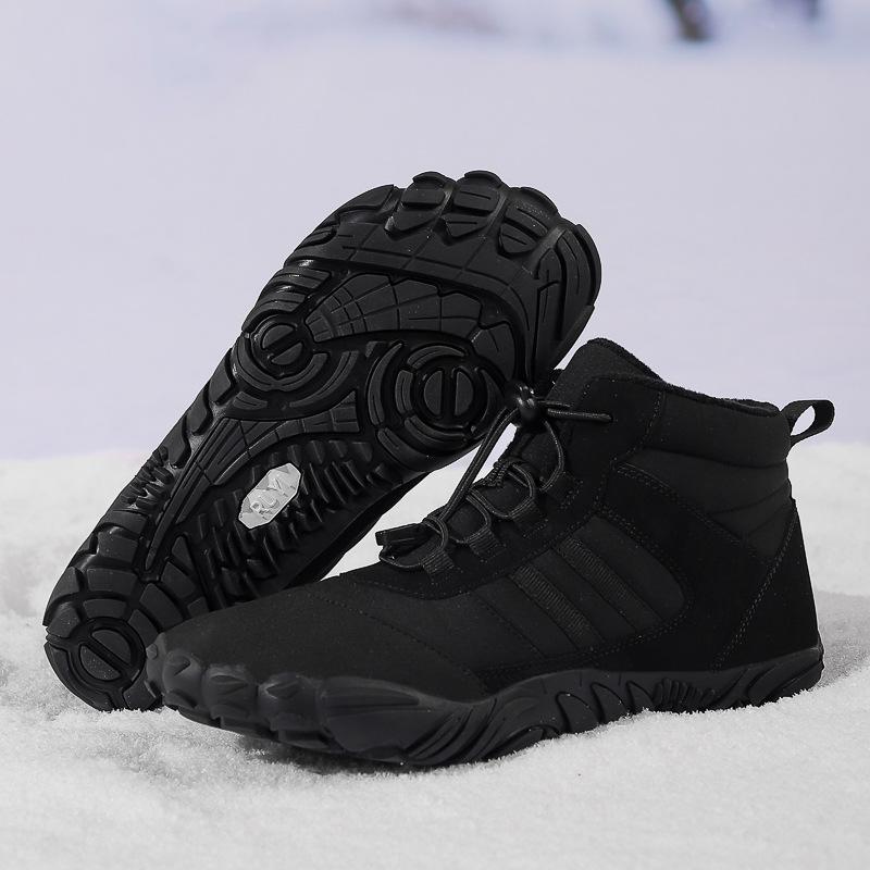 Winter Outdoor Snow Boots, Men and Women Wear Waterproof Non-slip Padded Thickened Warm New Couple Shoes