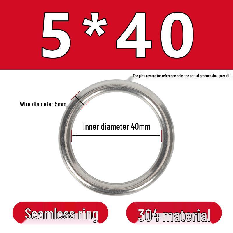 Stainless Steel Seamless O-Ring: Corrosion-Resistant Accessory for Handbags and Pet Gear