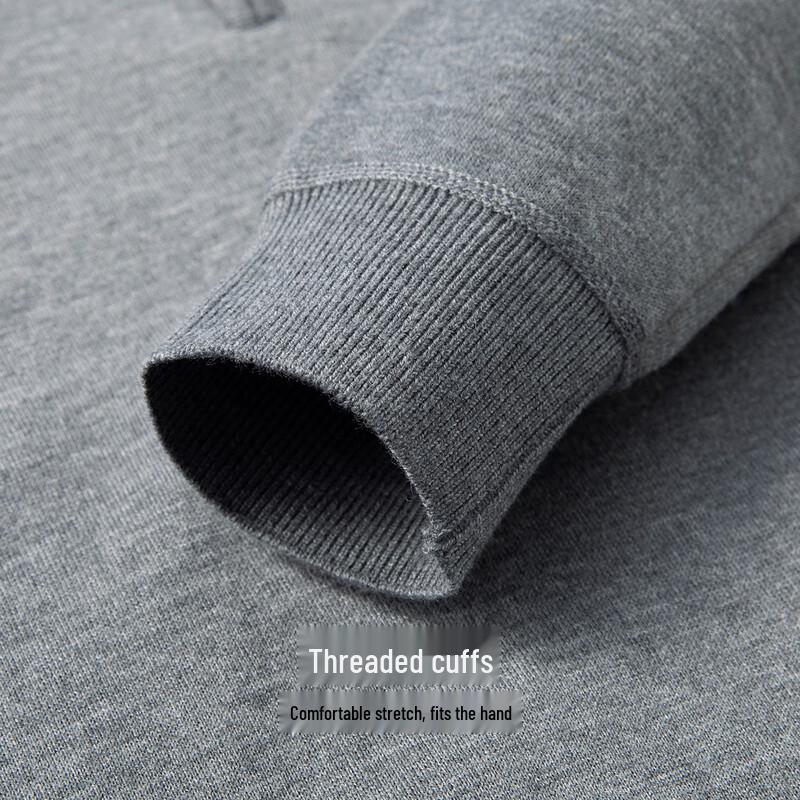 Hodo Men's Wool Blend Half-Zip Mock Neck Knit Sweater