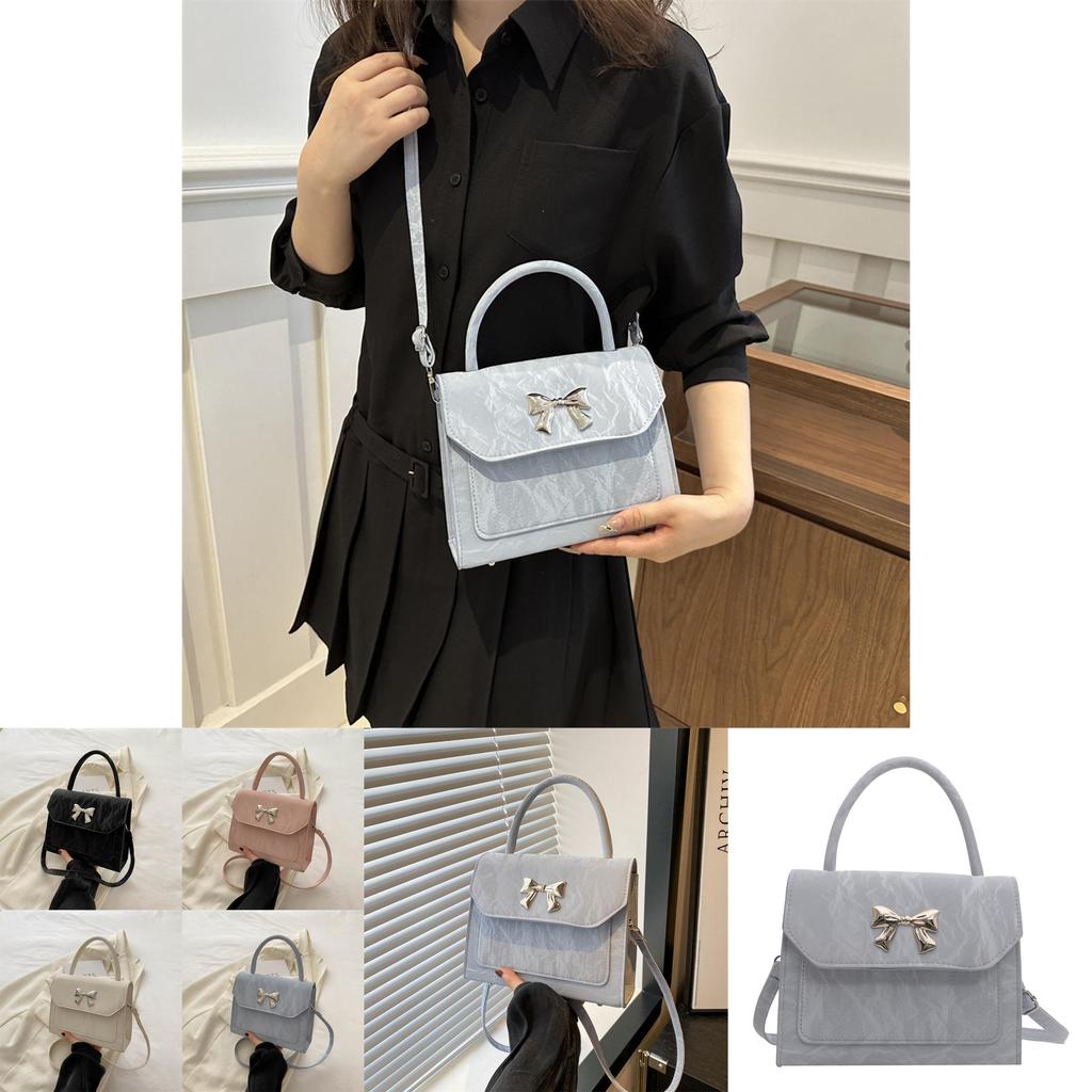 Stylish Butterfly Bow Shoulder Bag For Women 2024 Summer Korean Trendy Tote