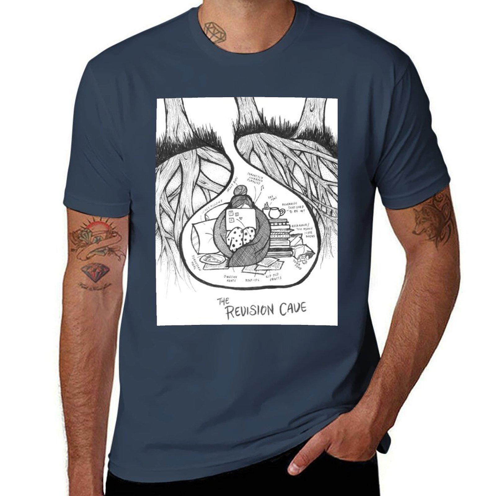 The Revision Cave TShirt Lightweight Basic Short Sleeve Shirt S