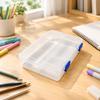 Transparent Resin Writing Utensil Container Versatile for Home