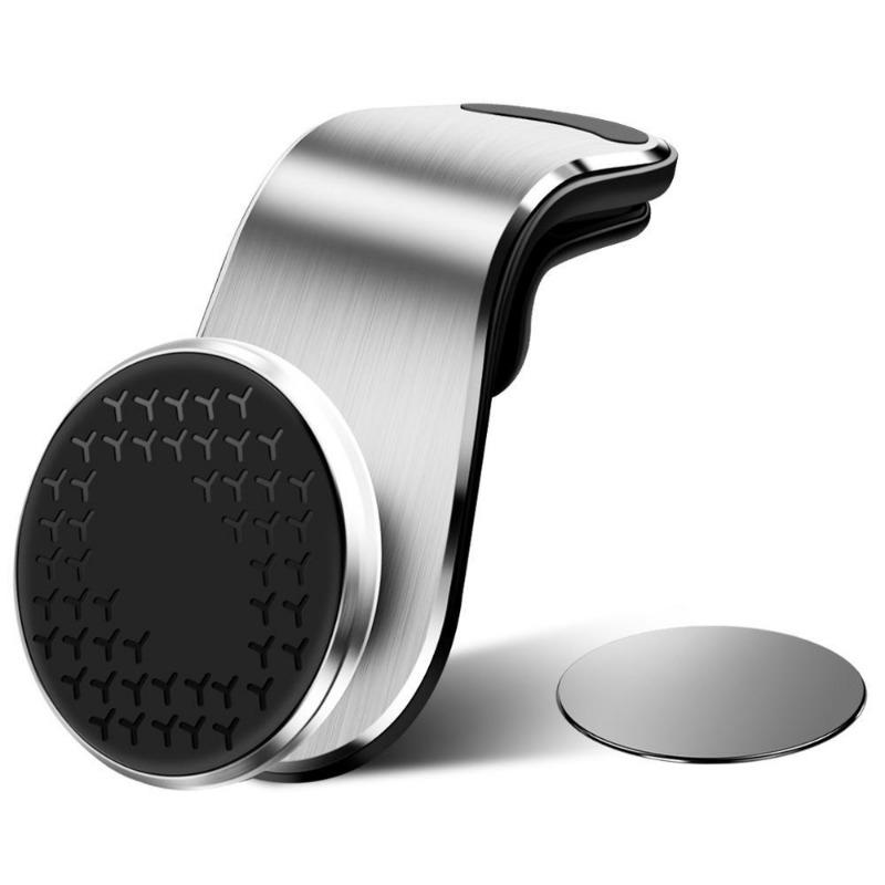 Installation of Magnetic Car Mount for Car Air Outlet, Phone Holder, Air Conditioning Port, Magnet Holder, Strong Magnetic