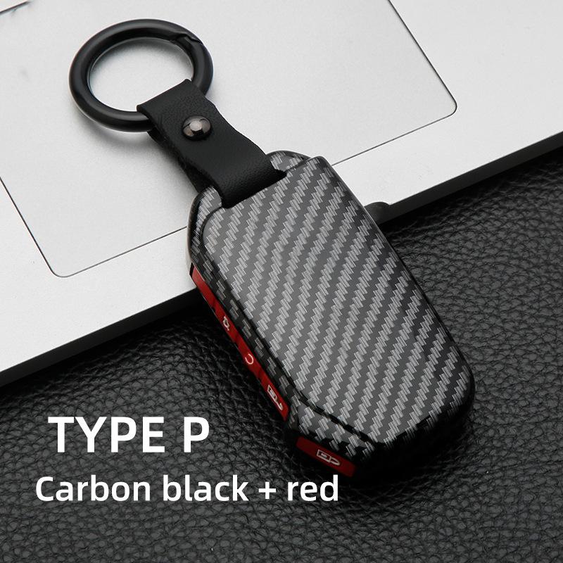 Carbon Abs Car Key Case Cover Shell For Kia Sportage Kia Ray Sorento Soul Telluride Cerato K5 K8