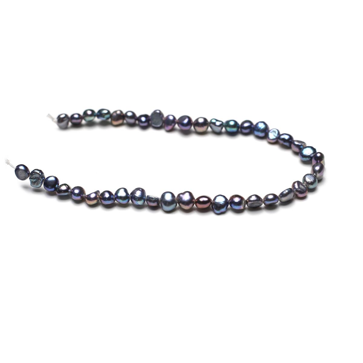 

1 нить, темный стиль, черный двухсторонний светлый натуральный пресноводный жемчуг бусины 4-4,5 мм, для DIY ожерелье браслет аксессуары для лодыжки, уникальные поделки 18 см 1String-4-4.5mm/18cm чёрный