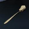 Creative Brass Spoon Solid Pure Copper Thickened Spoon Ruyi Longevity Spoon
