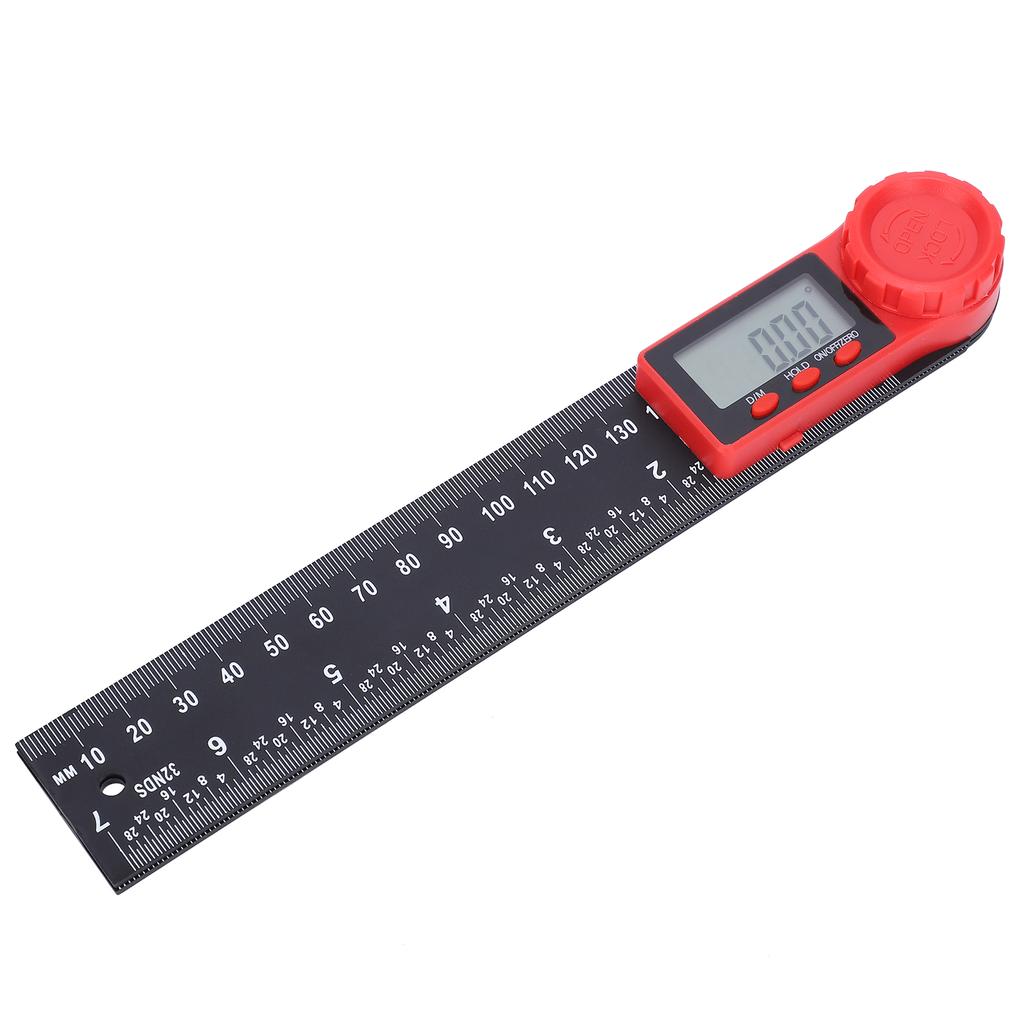 Electronic Digital Angle Ruler 360 Degree Protractor Ruler Angle Length Measuring Tool