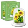 Flower Bouquet Construction Bricks Set Flower In A Dome 590 Pcs.