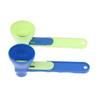 Coffee Scoop Funnel Measuring Spoon With Longer Handle Powder Scoop Reusable Sliding Design Coffee Spoon Kitchen Gadgets