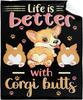 Corgi deka Roztomilé Corgi deky Dárky pro milovníky Corgi Ženy Měkká flanelová deka na pohovku Vánoční dárky k narozeninám