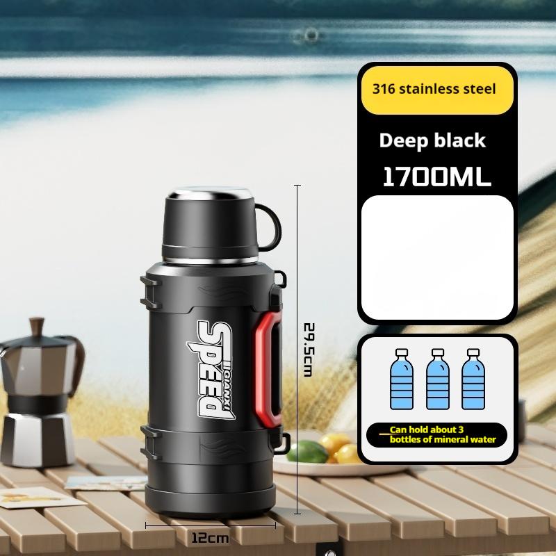

Gianxi cold Insulated Pot Large Capacity Outdoor Long lasting Insulated Cup Water Bottle Hot Water Bottle thermal water bottle 1.7-4.0L