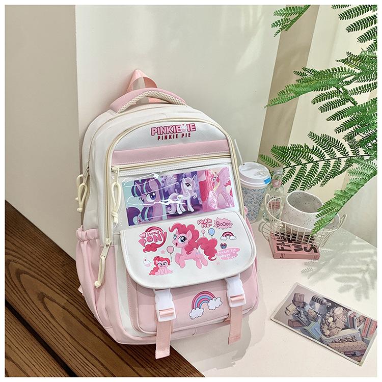 School Bag Cartoon Large Capacity, Lightweight and Cute High Value 1-5 Grade School Bag Casual Versatile Sweet Backpack