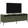 VidaXL TV Cabinet Olive Green 135x39x43.5 Cm Cold-rolled Steel, TV Stand, TV Sideboard, Hi-fi Cabinet, TV Bench, Cabinet In 851308