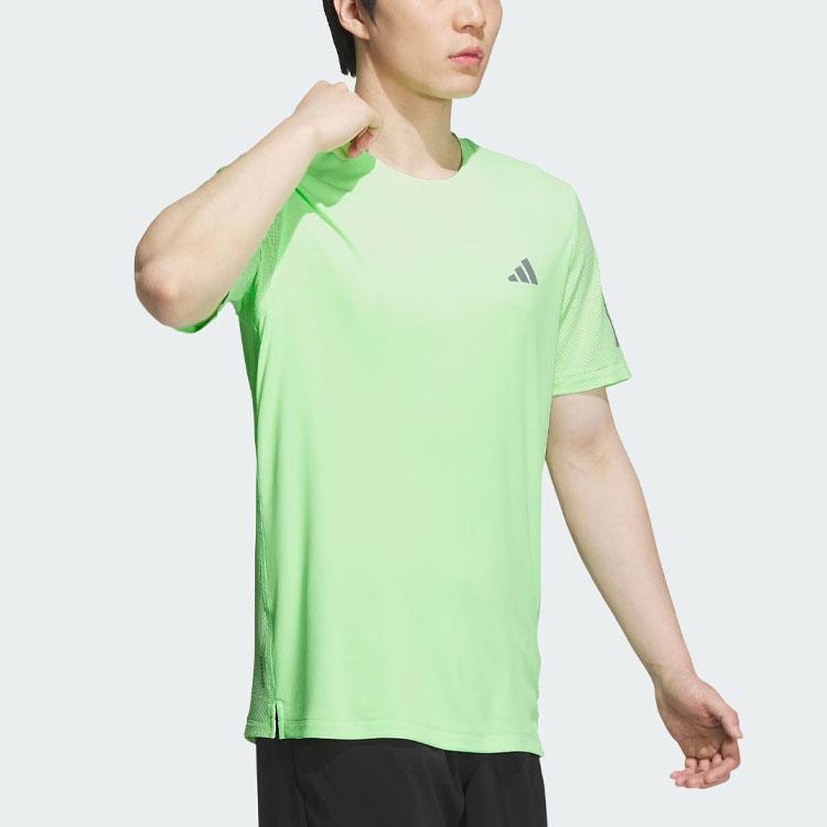 New Adidas T Shirt Men's Light Green JF1474