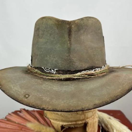 Wool Knight Hat Fashion Men's Jazz Top Hat Upturned Autumn and Winter Hat