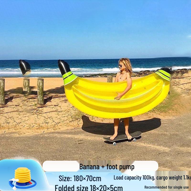 Inflatable Pineapple Cactus Watermelon Pizza Rainbow Pool Float Set