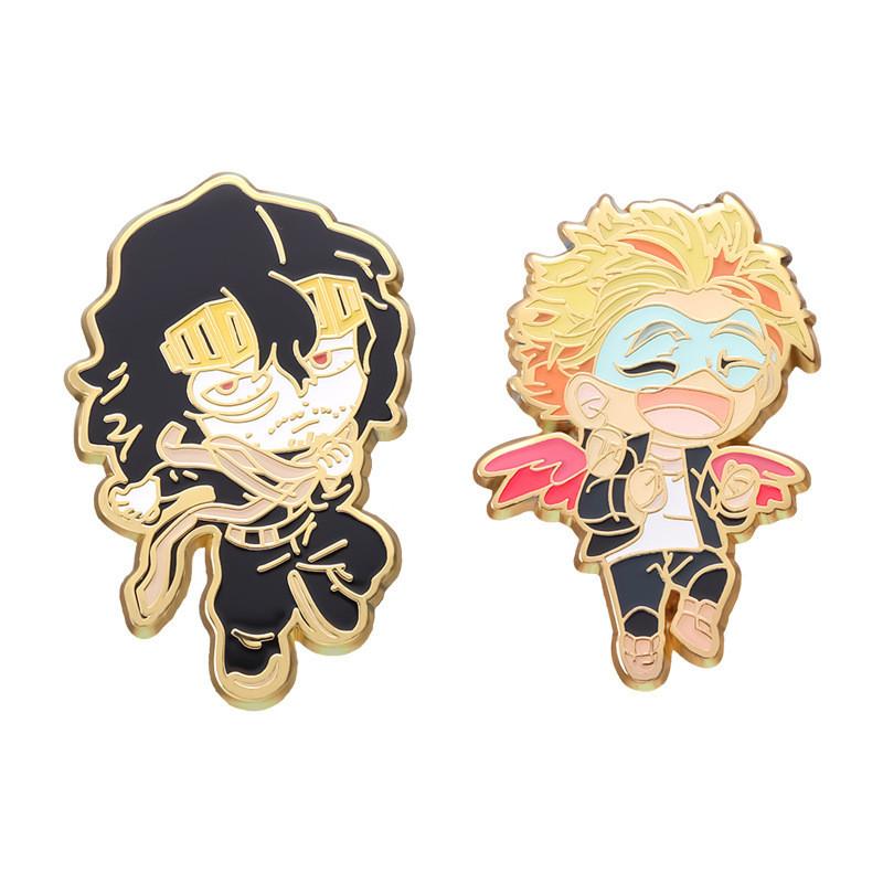 New Cartoon Character Design Enamel Pin Creative Anime Accessory For Bags And Clothing