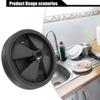 2Pcs Noise Reduce Tool Ring Cover Sink Baffle Splash Guard New Garbage Stopper  For Insinkerator