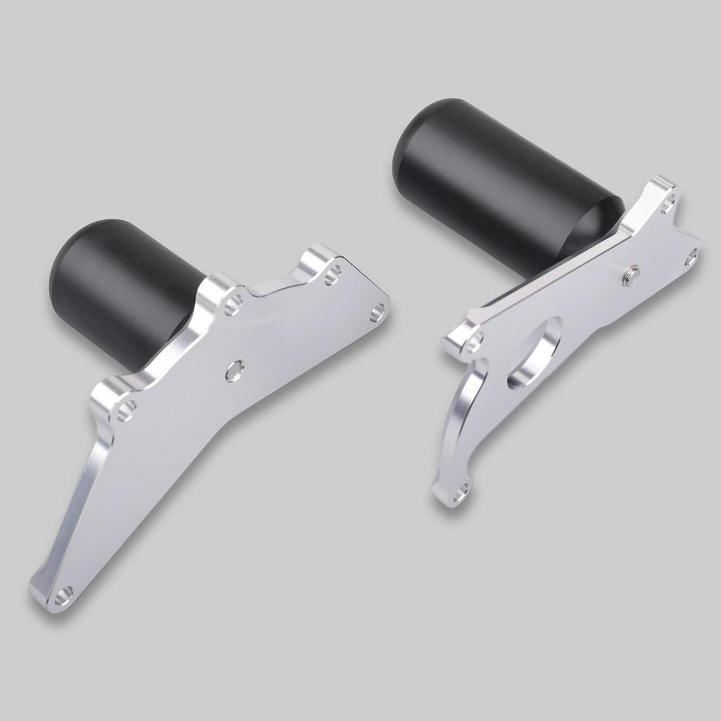 BYEMTTY Motorcycle Frame Sliders/Engine Sliders for Kawasaki Ninja ZX-6R 8BL-ZX636J (2024~) (Silver)