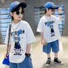 Children's T-shirts, Summer Street Wear, Children's Men's and Women's Clothing, Cartoon Printed T-shirts, Short Sleeved Tops for Children