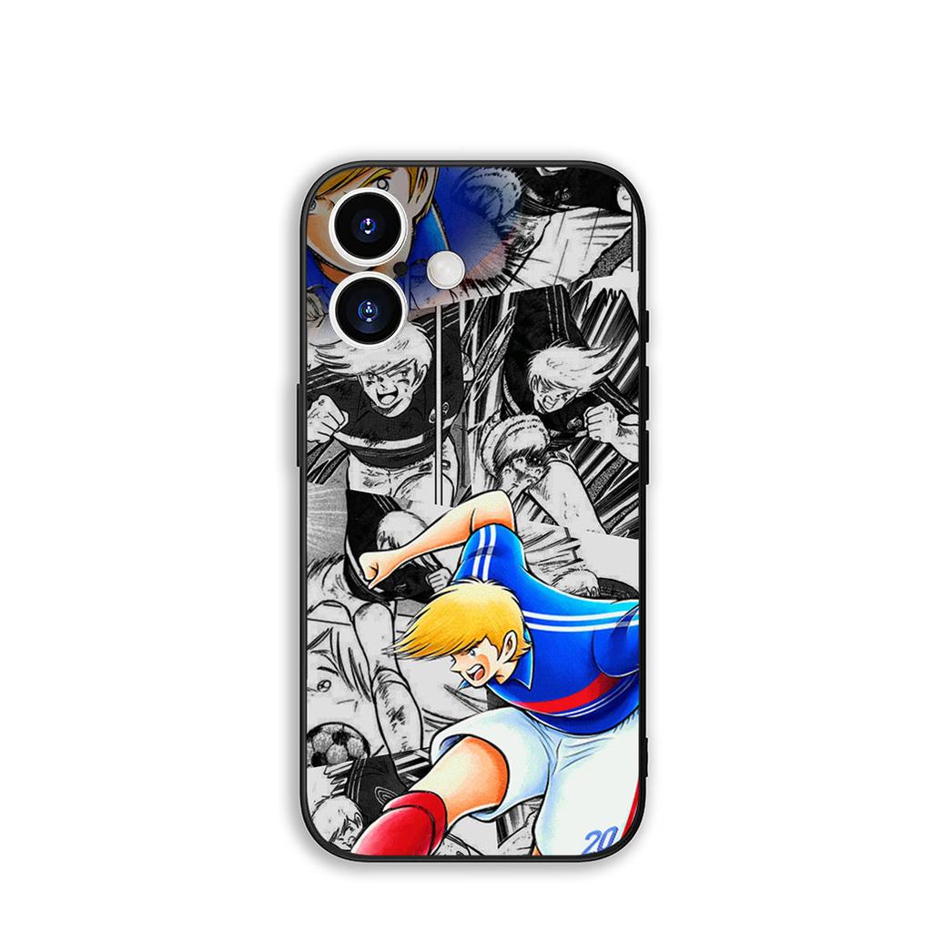 for Motorola Moto E14 E15 G04 G05 G14 G15 G54 G24 Power G34 G35 G75 G84 G85 G45 G55 G64 Case Captain Cartoon Tsubasa Football