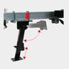 Jack Stabilisateur 650lb Support 1000lb Capacité de Levage Pliable Vérins Stabilisateurs de Remorque Fer Télescopique pour Camping-car