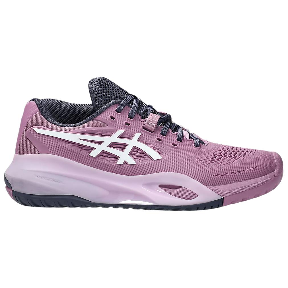 Asics GEL RESOLUTION 10 Low Top Tennis Shoes Women's Purple Sneakers 1042A278-500