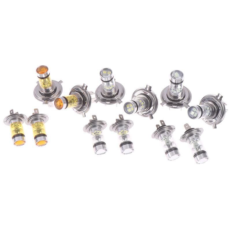 2X Car H4/H7 9003 Hb2 8000K Hi/Lo Beam 20 Led Fog Light Driving Drl Bulb Lamp