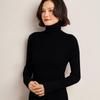 Women's Elegant Cashmere Wool High Neck Sweater for Autumn and Winter