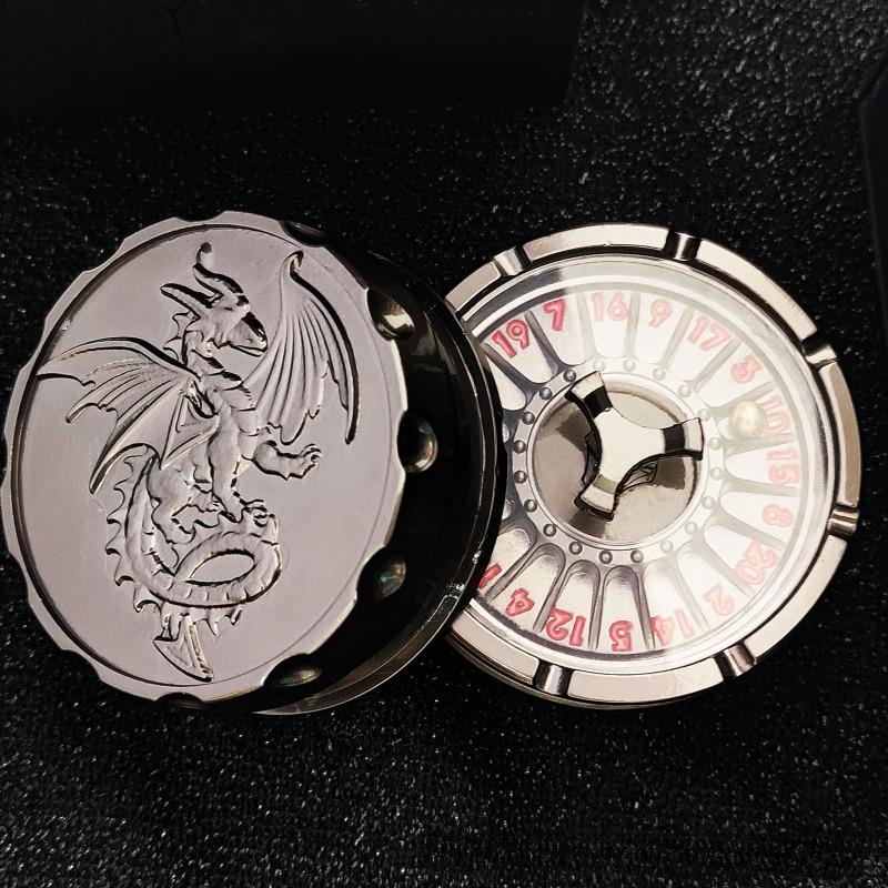 Roulette Dice Fidget Spinner Roller EDC Metal Stress Relief Toy Spinning Top Tip Gyroscope Antistresse Cool Things Novelties
