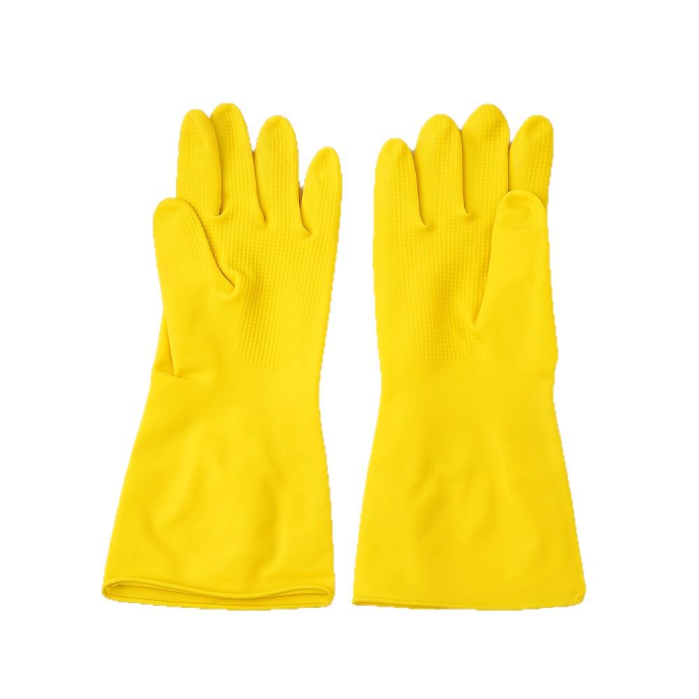 Tianhong Durable Non-Slip Latex Gloves: Thickened 100g for Household Cleaning & Dishwashing