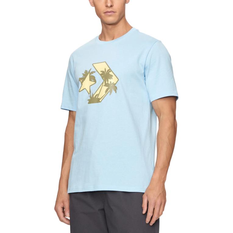 Converse Star Chev Festival T Shirt Men s Blue 10026417-A03 L