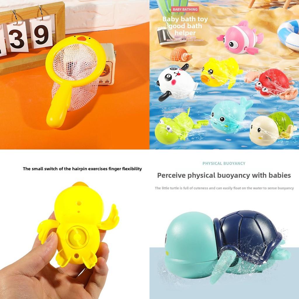 Childrens Water Play Toy Set With Plastic Marine Dolphin Turtle Animals For Bath Time And Sensory Development