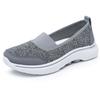 Fashion 2025 Summer New Women's Casual Shoes Summer Breathable Mesh Flat Shoes Women's Comfortable and Lightweight Thick-Soled