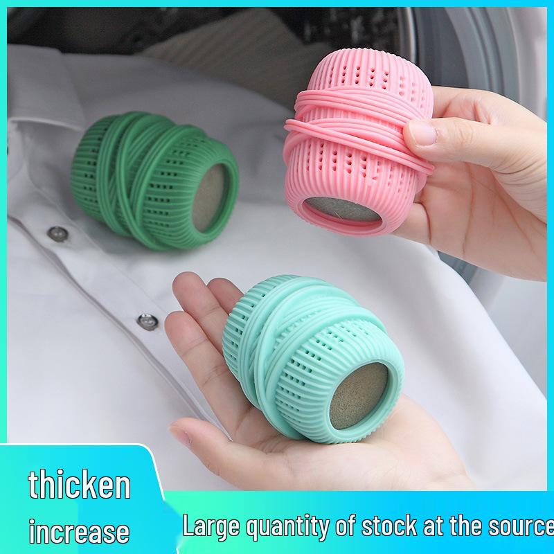 

Tangle-Free Hair Removal Laundry Ball - Protects Clothes & Enhances Machine Cleaning Efficiency темно-зеленого