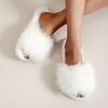 Cotton slippers winter long hair slippers indoor slippers 2025 new spring and autumn four seasons hair