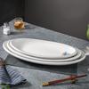 20-inch Oval White Porcelain Steaming Fish & Serving Platter