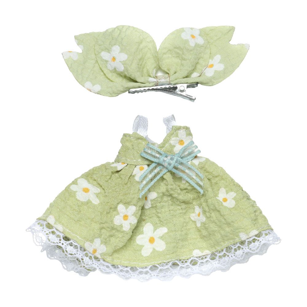 DIY Sewing Fabric Summer 16~17cm Dolls Dress Toys Lace Skirt Toys Clothes