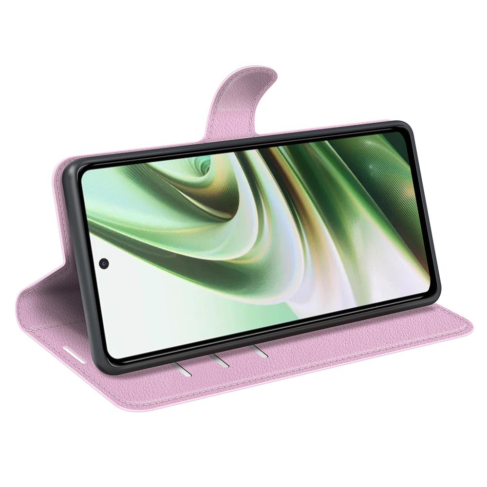 Dla OnePlus Nord CE 3 Lite 5G/Nord N30 5G Skórzane Etui Portfel z Podstawką Tekstura Litchi Odporne na Kurz Klapka